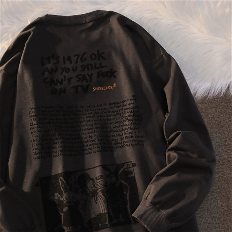 American Retro Fun PrinT-HOODIE