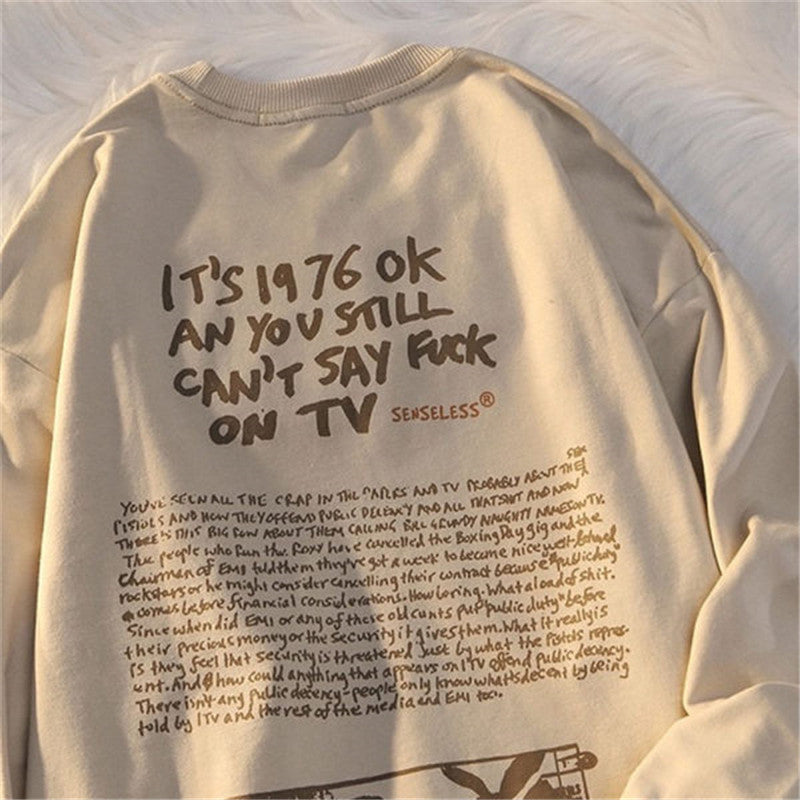 American Retro Fun PrinT-HOODIE