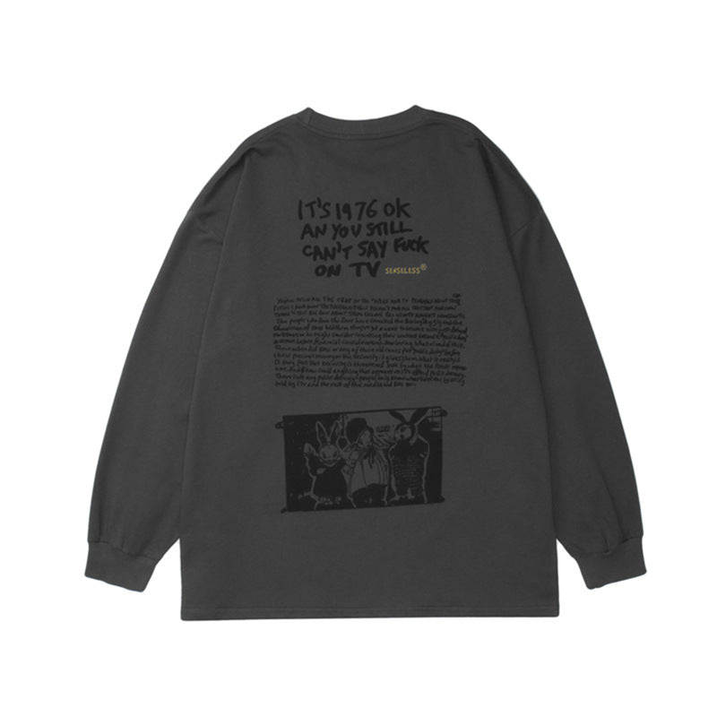 American Retro Fun PrinT-HOODIE