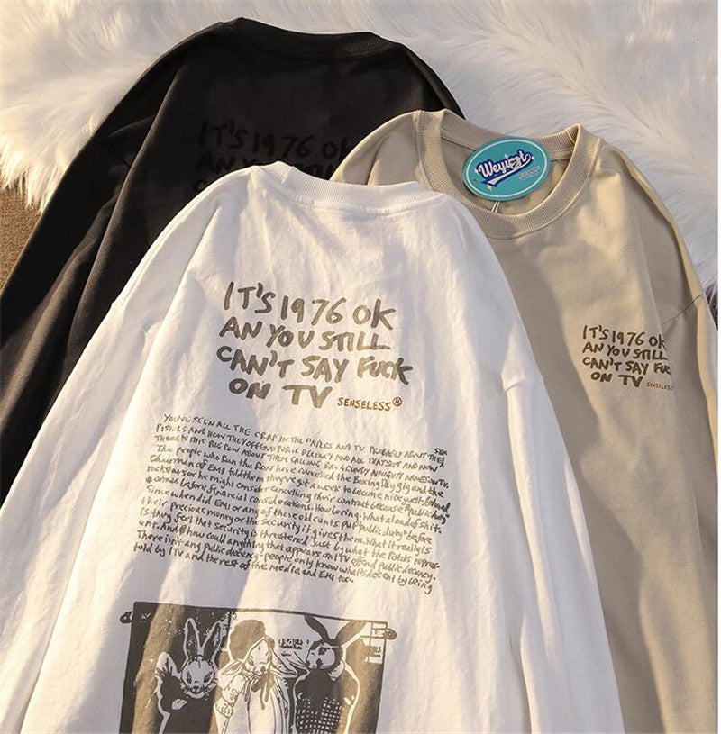 American Retro Fun PrinT-HOODIE